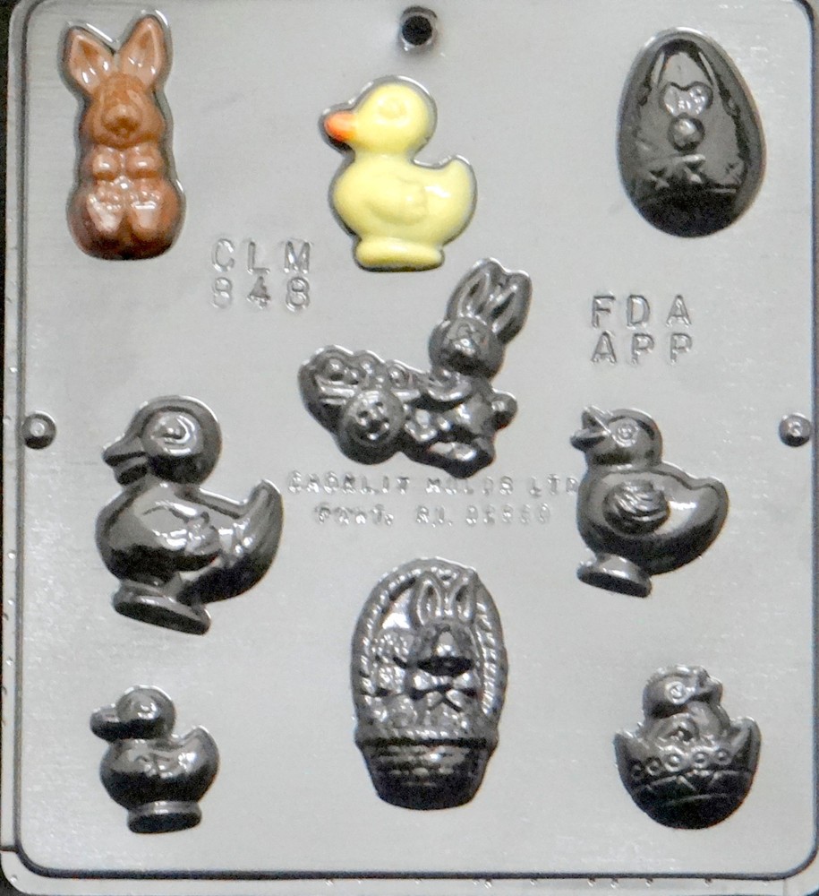 Easter Assortment Chocolate Candy Mold Easter  848 NEW