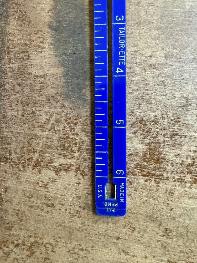 Good used condition Dritz 6” Tailor-Ette Ruler
