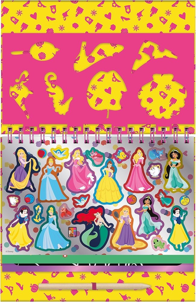 Totum Disney Princess Scratch Book