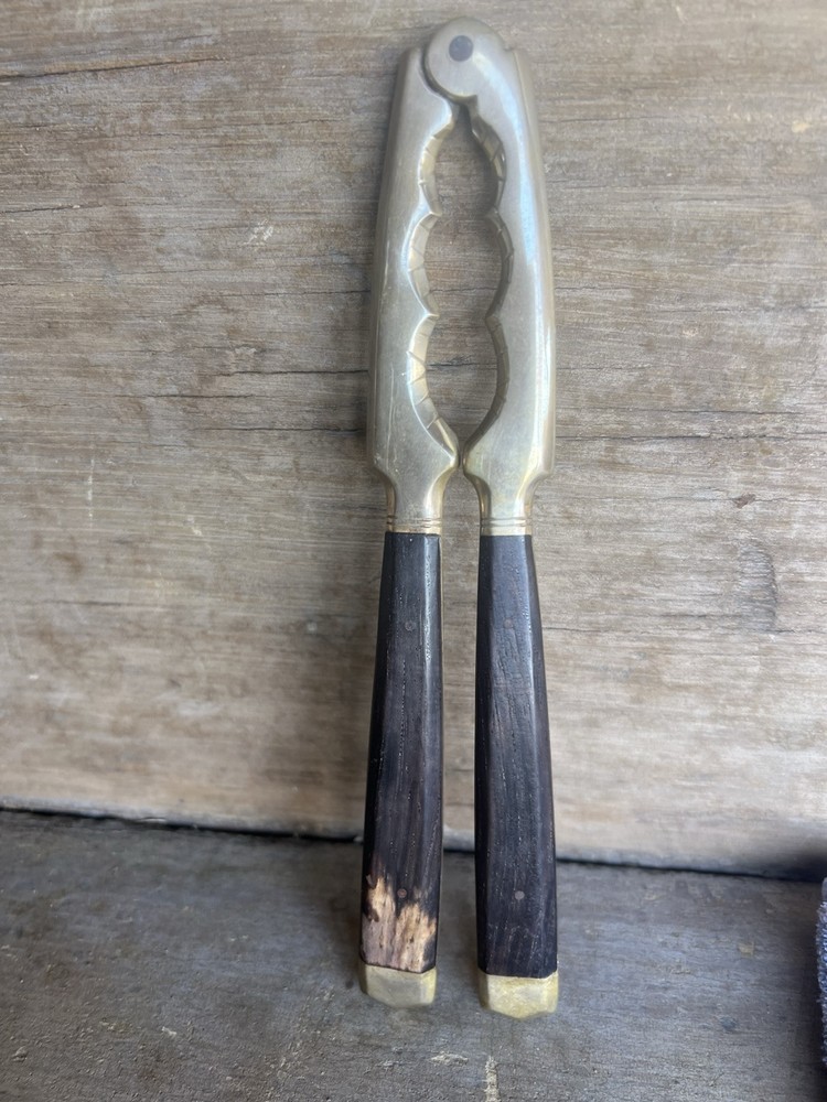 Vintage Nut Cracker - Selling How Found - Handle Needs Refinishing