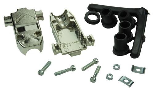 2pc MULTICOMP PRO SPC14987 D Sub Backshell