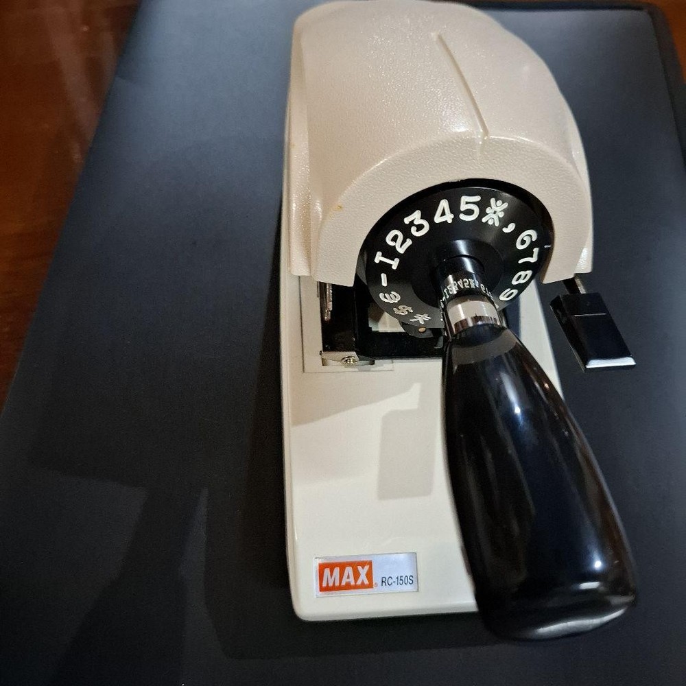 MAX Rotary Check Writer RC-150S