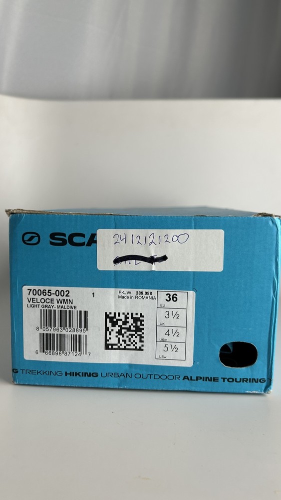 SCARPA Veloce Light Gray/Maldive - EU 36