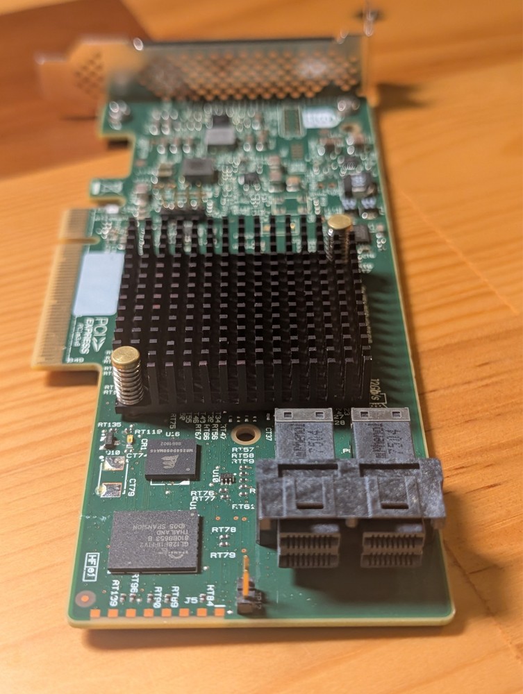 9300-8i Raid Controller Card + 2 Cables - Used