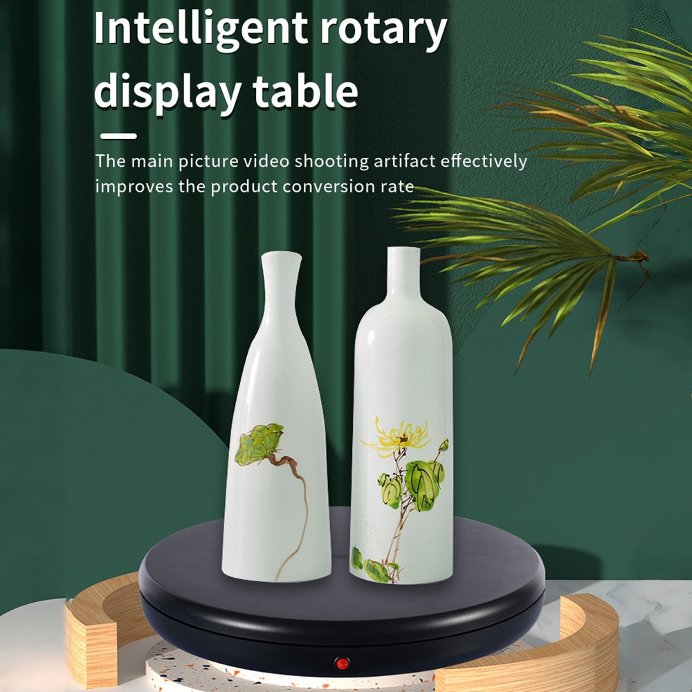 45CM/17.7in Motorized Rotating Display Stand Display Base 360°Rotatable Ele TWAV
