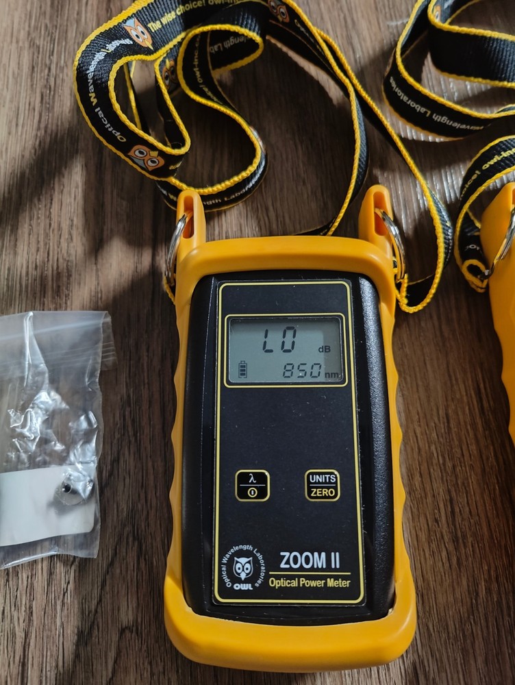OWL Dual OWL Optical Source + WaveTester Optical Power Meter in Case - With Cert