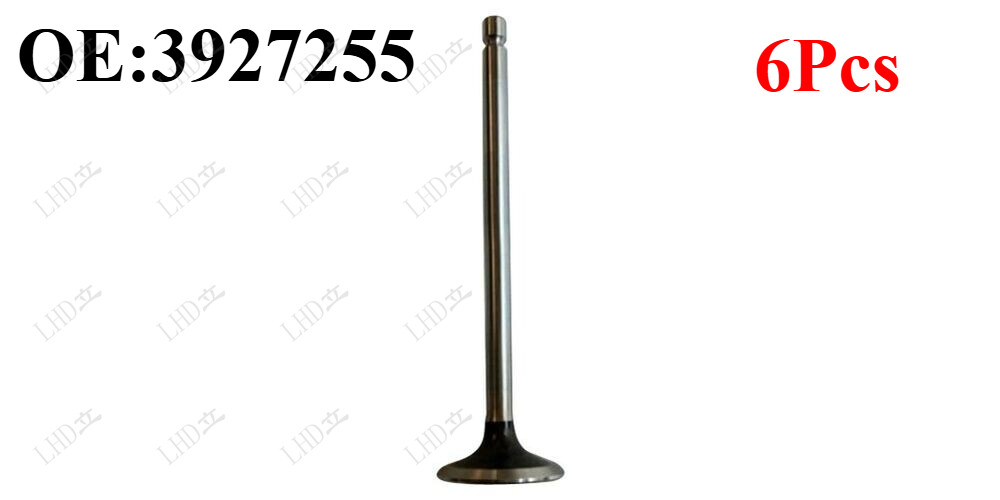 6Pcs Valve 3927255 For cummins Diesel Engine：