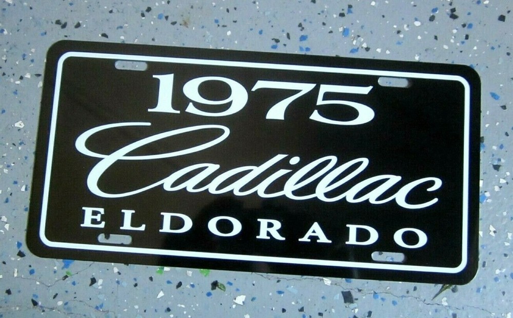 1975 Cadillac ELDORADO license plate tag 75 Caddy ELDO