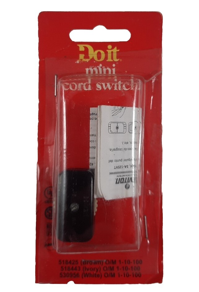 Brown Do It Mini Cord Switch 518425