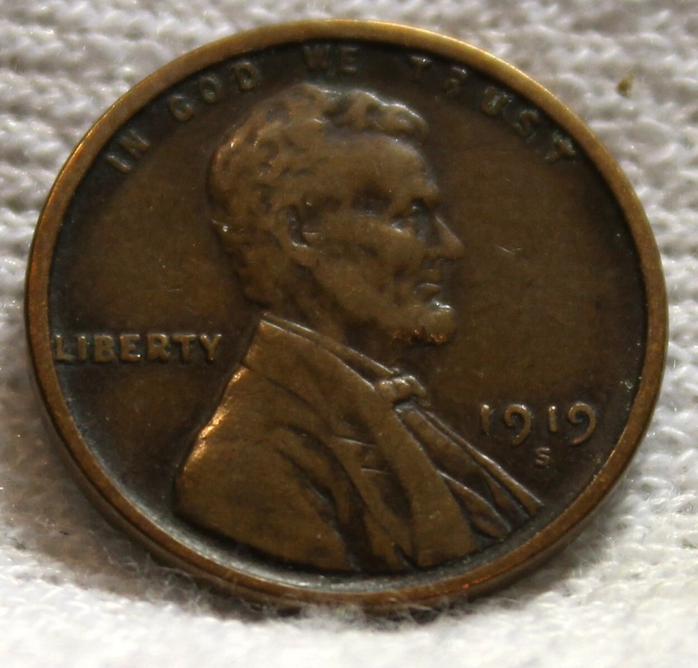 lincoln cents 1919 S