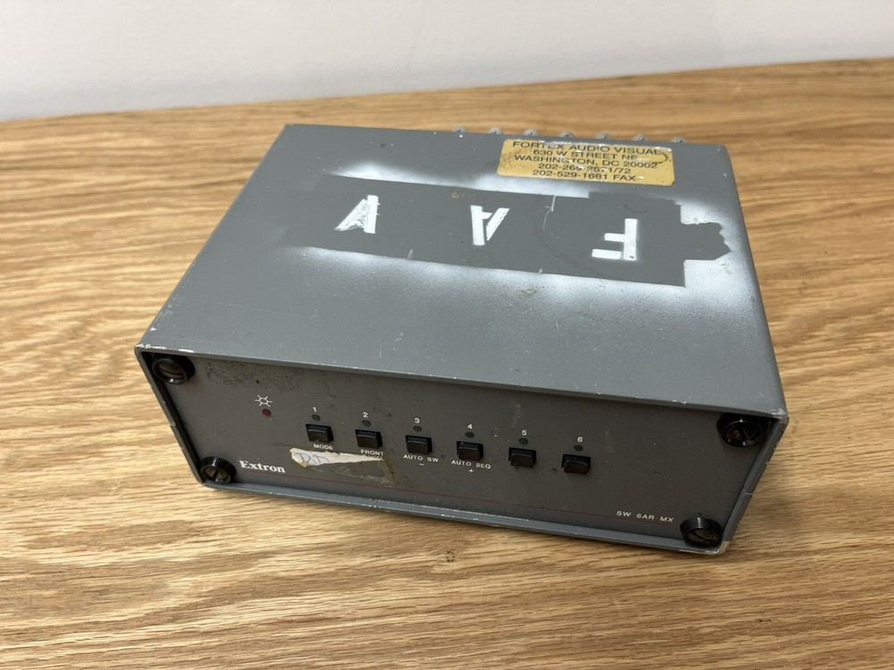 Untested Extron SW 6AR MX