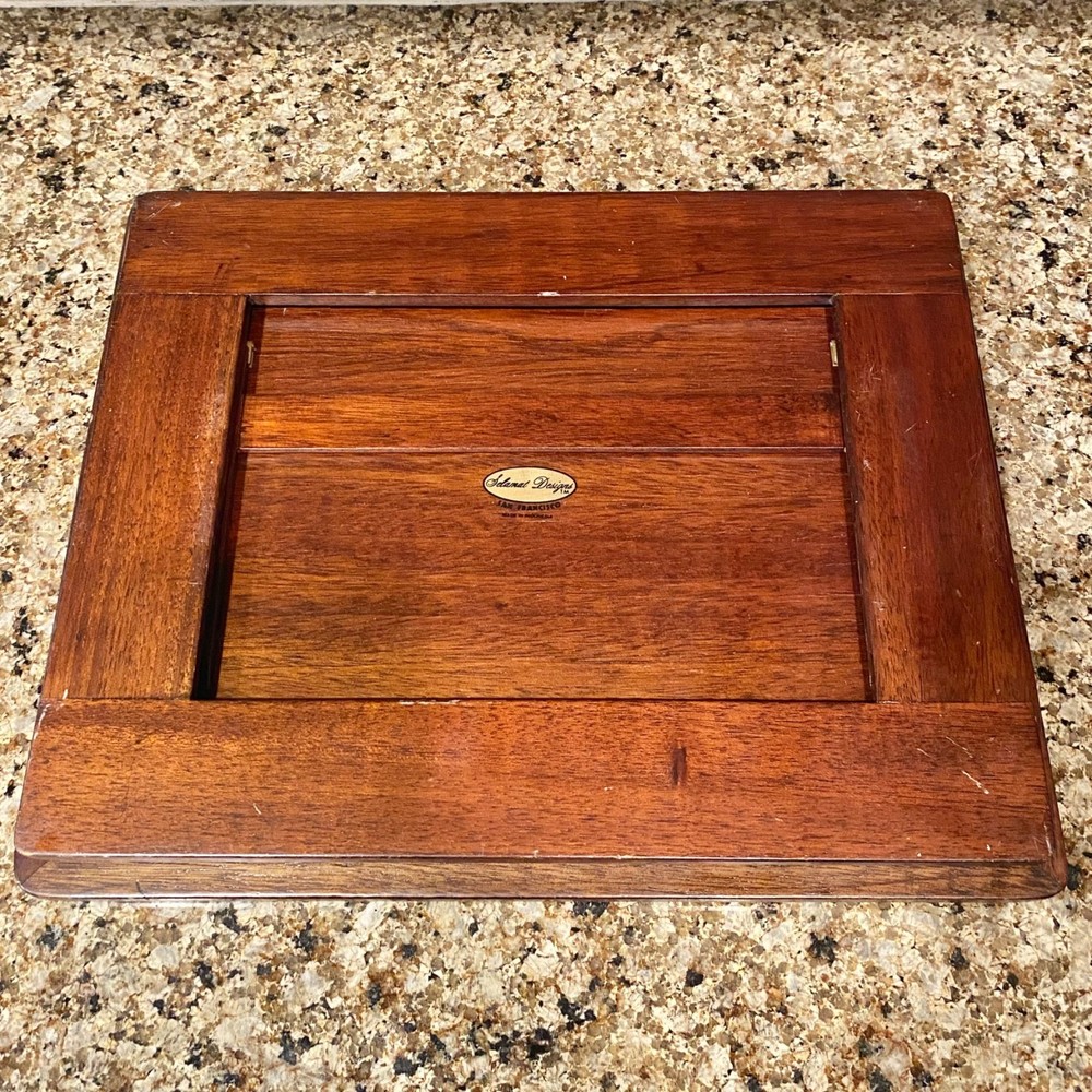 VTG Selamat Designs San Francisco Solid Wood Tabletop Book Holder Collapsable