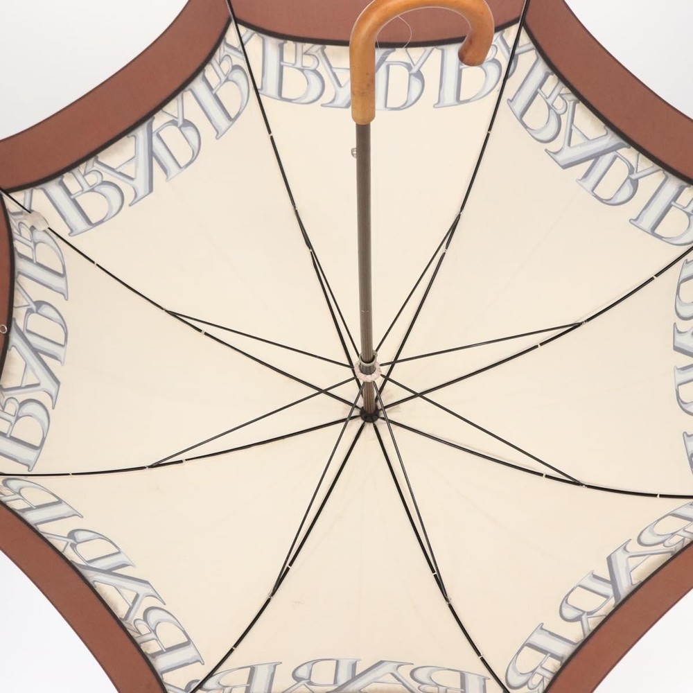 PRADA Umbrella Polyester Ivory Auth 151377