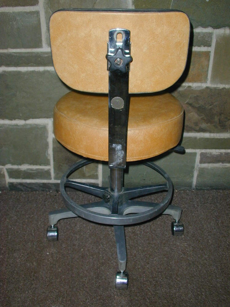 Tan Dental Assistant’s Stool Excellent Condition