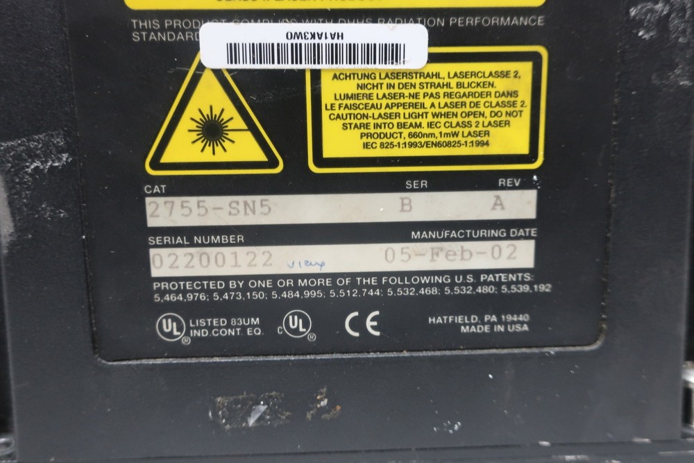 Accu-sort 2755-SN5 Bar Code Scanner