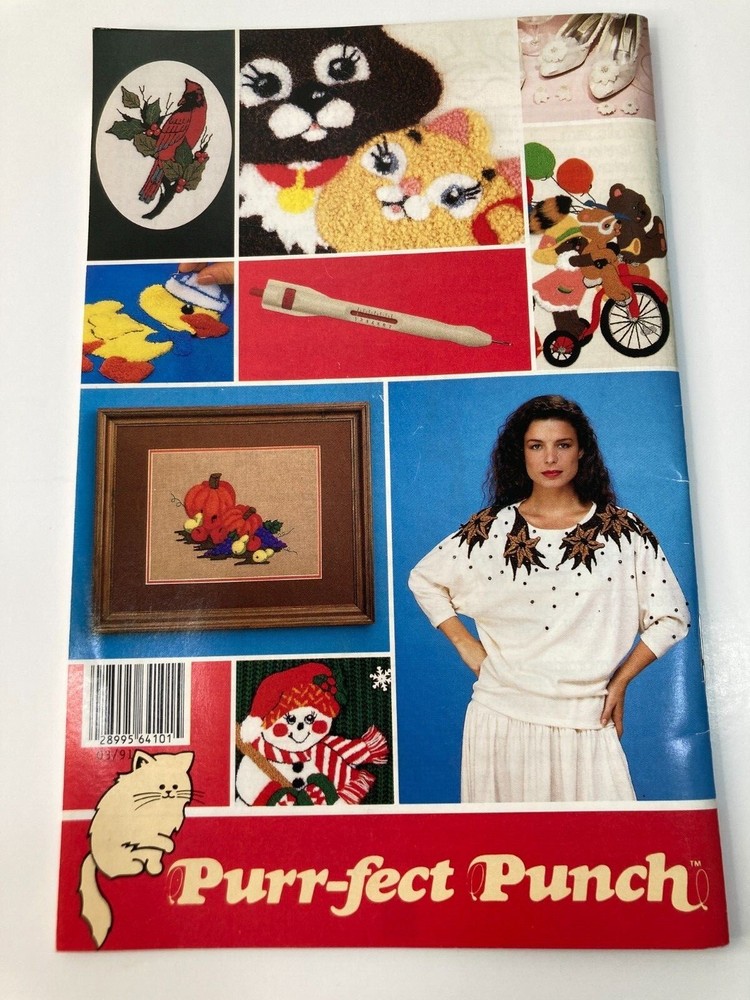 Vintage Punch Embroidery Needles Patterns Thread & Instruction Guide