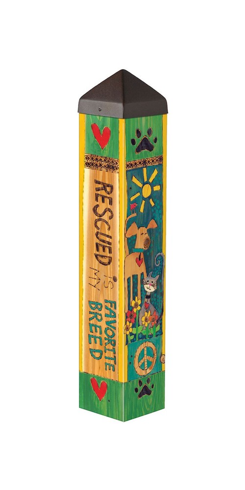 Studio M 20" Art Pole  Who Rescued Who
