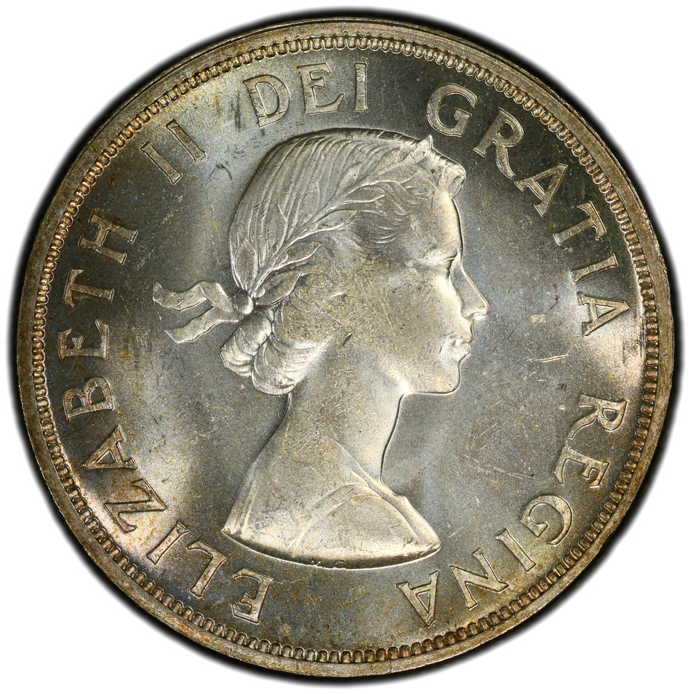 Canada 1963 Silver $1 Dollar PCGS MS64