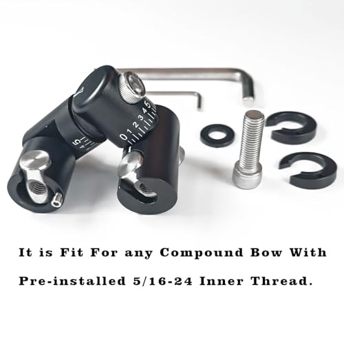 Archery Compound Bow Stabilizer Quick Disconnect Single Side Adjustable V-Bar