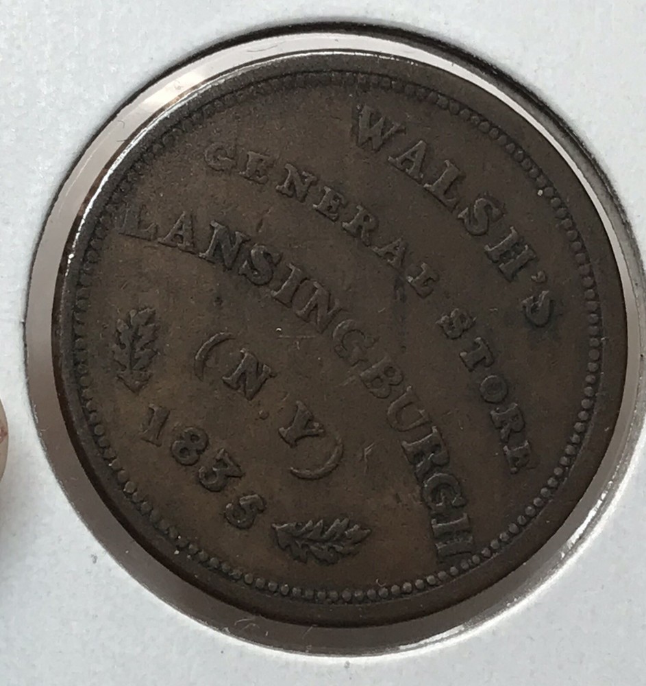 1834 Hard Times Token Lafayette