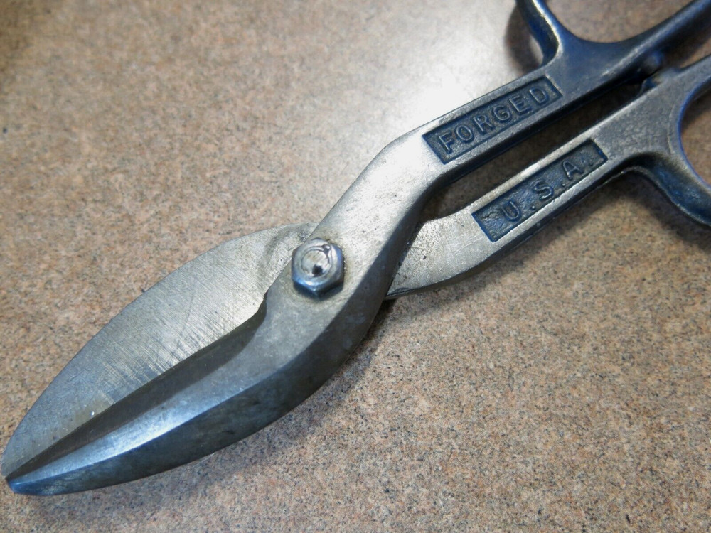 Vintage Bluebird 007 Tin Cutting Scissors