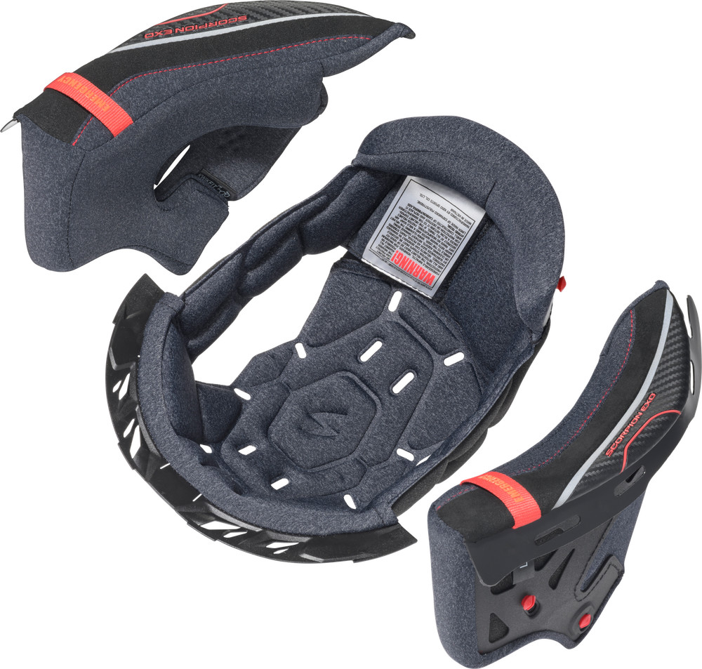 SCORPION Eclipse Cool Tech Liner/Cheek Pad Kit 3x 52-ECL-08