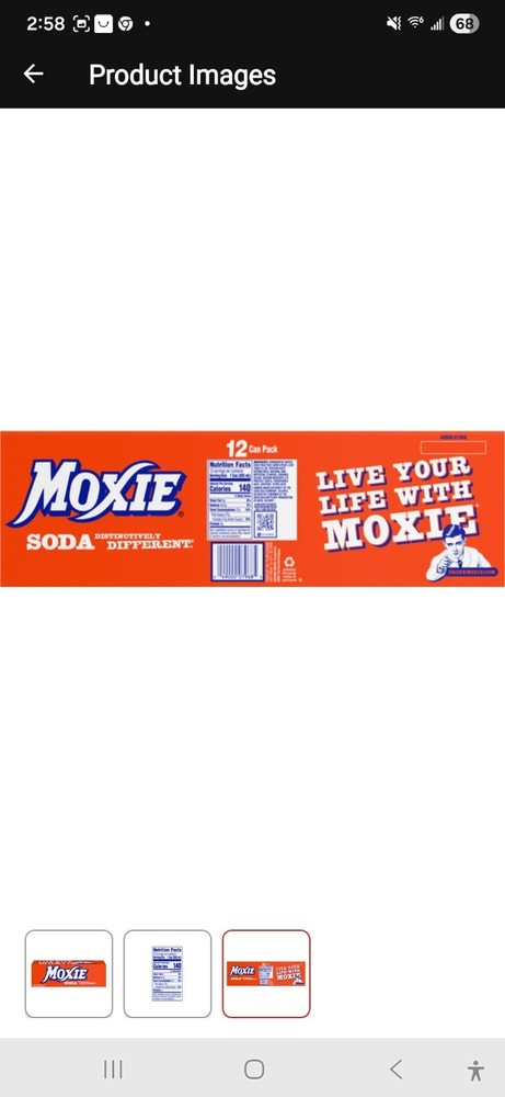 12pk Cans Moxie Regular