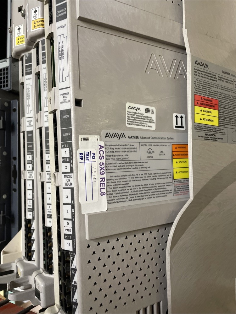 Avaya Partner ACS R8 Processor.