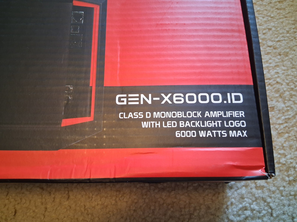 DS18 GEN-6000.1D Class D Monoblock 6000W Amplifier