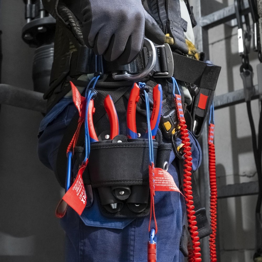 KNIPEX Tools - High Leverage Diagonal Cutters, Multi-Component (7402180) 7.25...