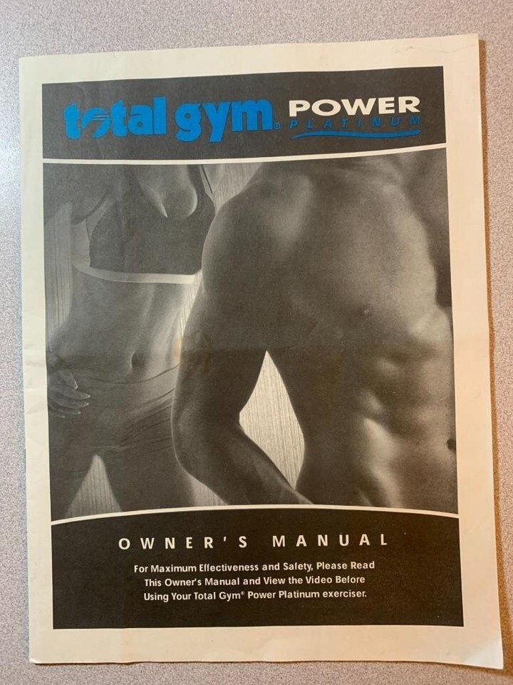 Total Gym Power Platinum Manual