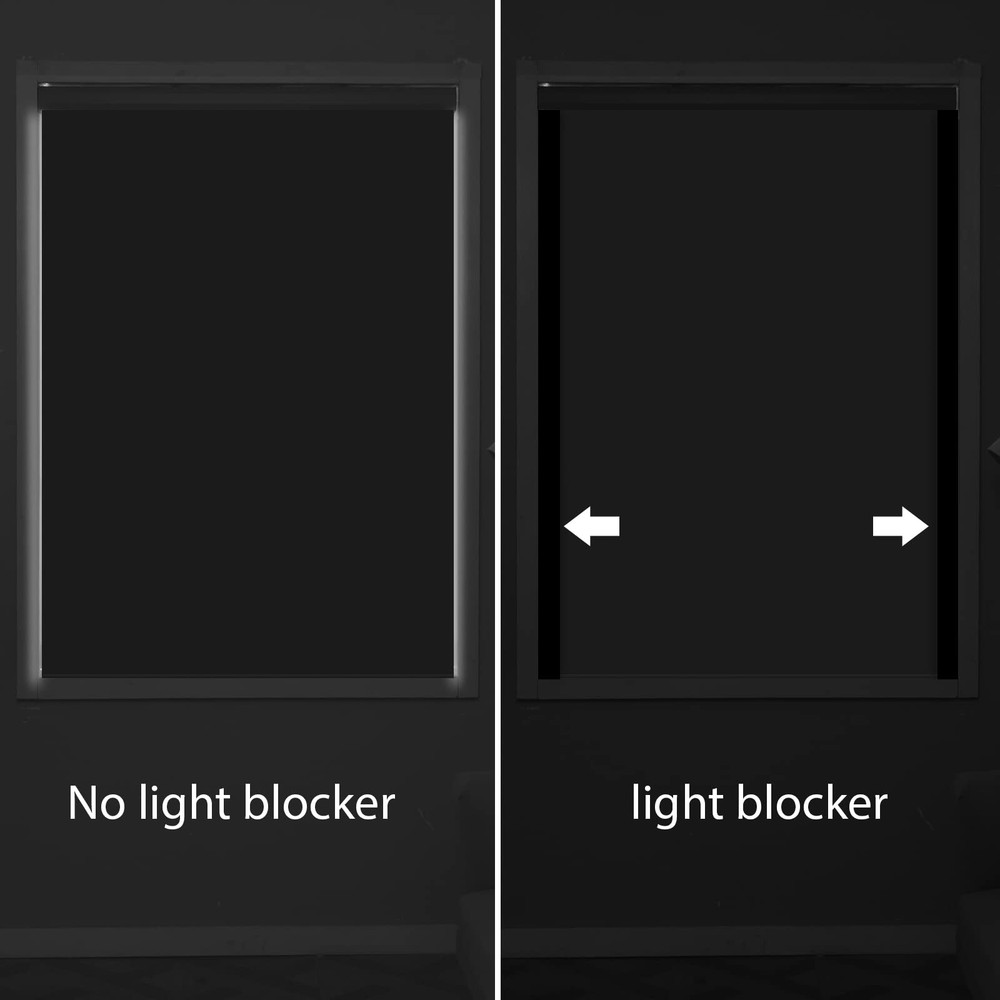 Roller Light Blockers Widened Version (Black)