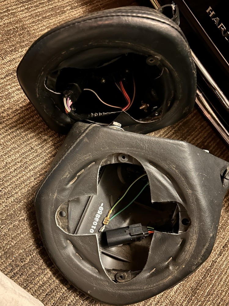 Harley Davidson Tour-Pak Speaker Housing Pair