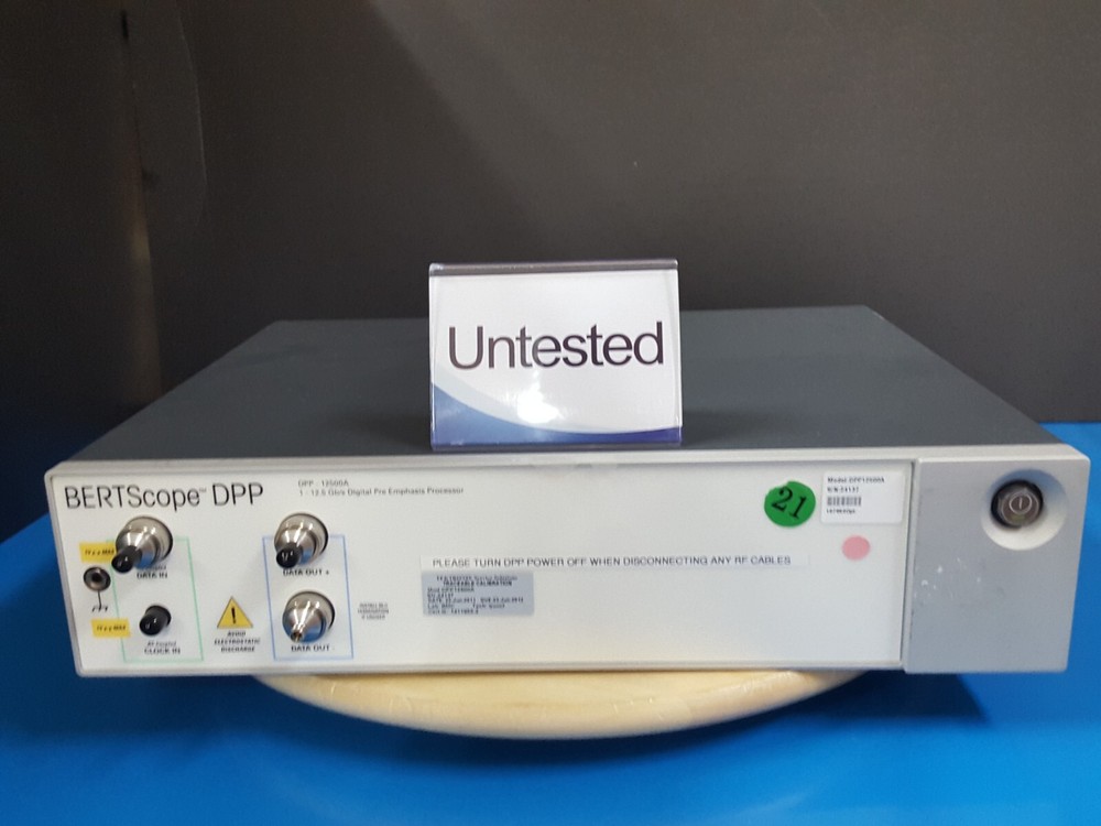 Synthesys Research DPP12500A: BERTSCOPE S CALIBRATION