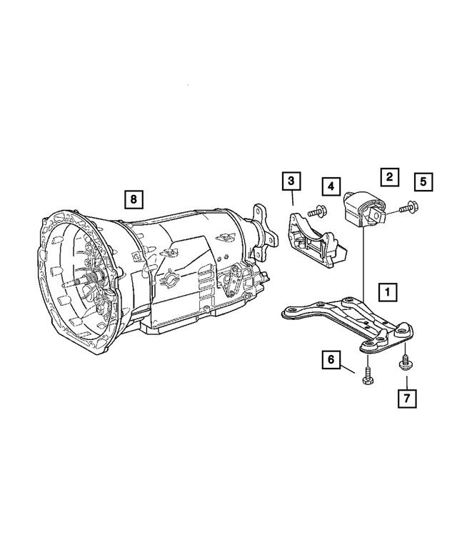 Genuine Mopar Bolt Mounting 6104684AA