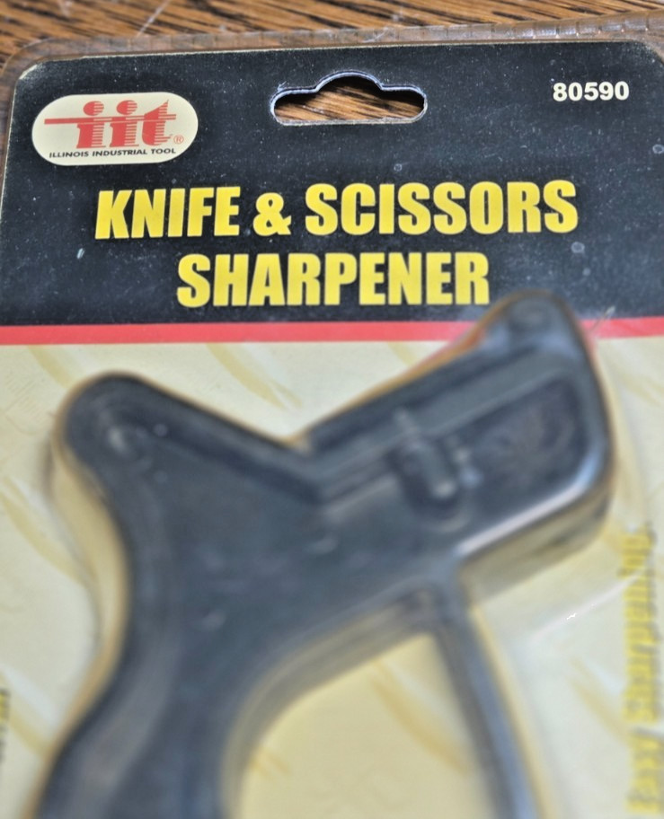iit Knife & Scissors Sharpener Tungsten Carbide Handheld 80590