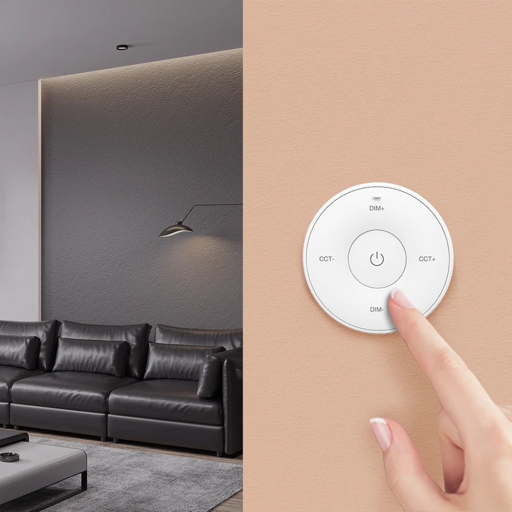 K2S-W - 1-Zone Mini CCT Remote (2.4GHz) White