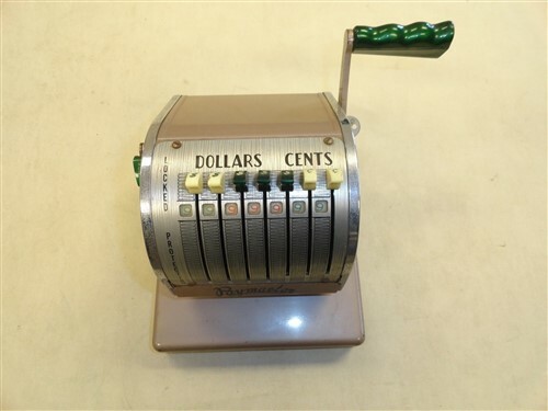 VINTAGE PAYMASTER COMPLETE CHECK STAMP PROTECTION SYSTEM SERIES 7-550