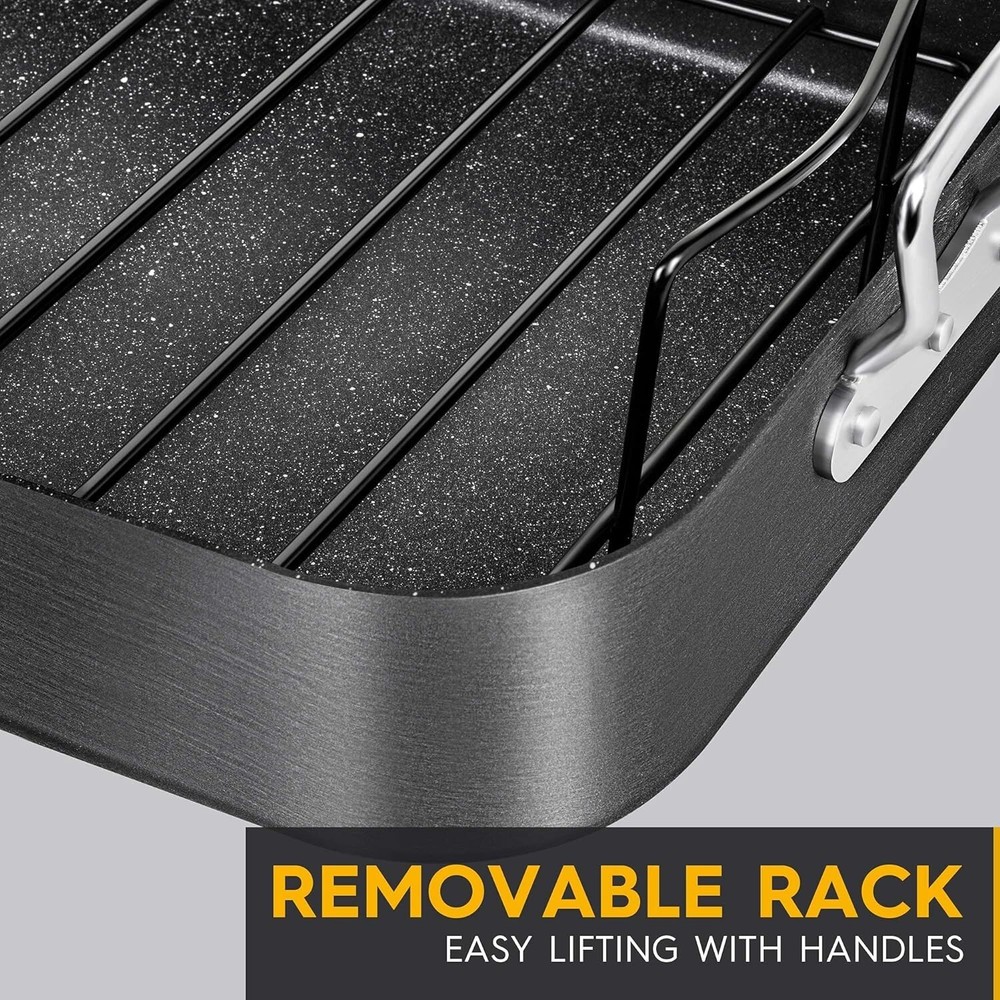 MICHELANGELO Roasting Pan with Rack
