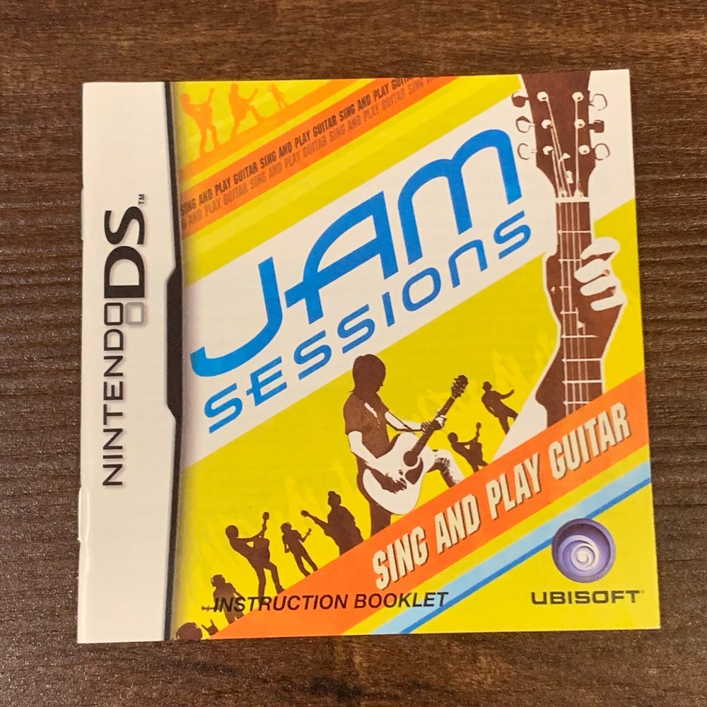 Jam Sessions Nintendo DS Gameboy Instruction Manual Only