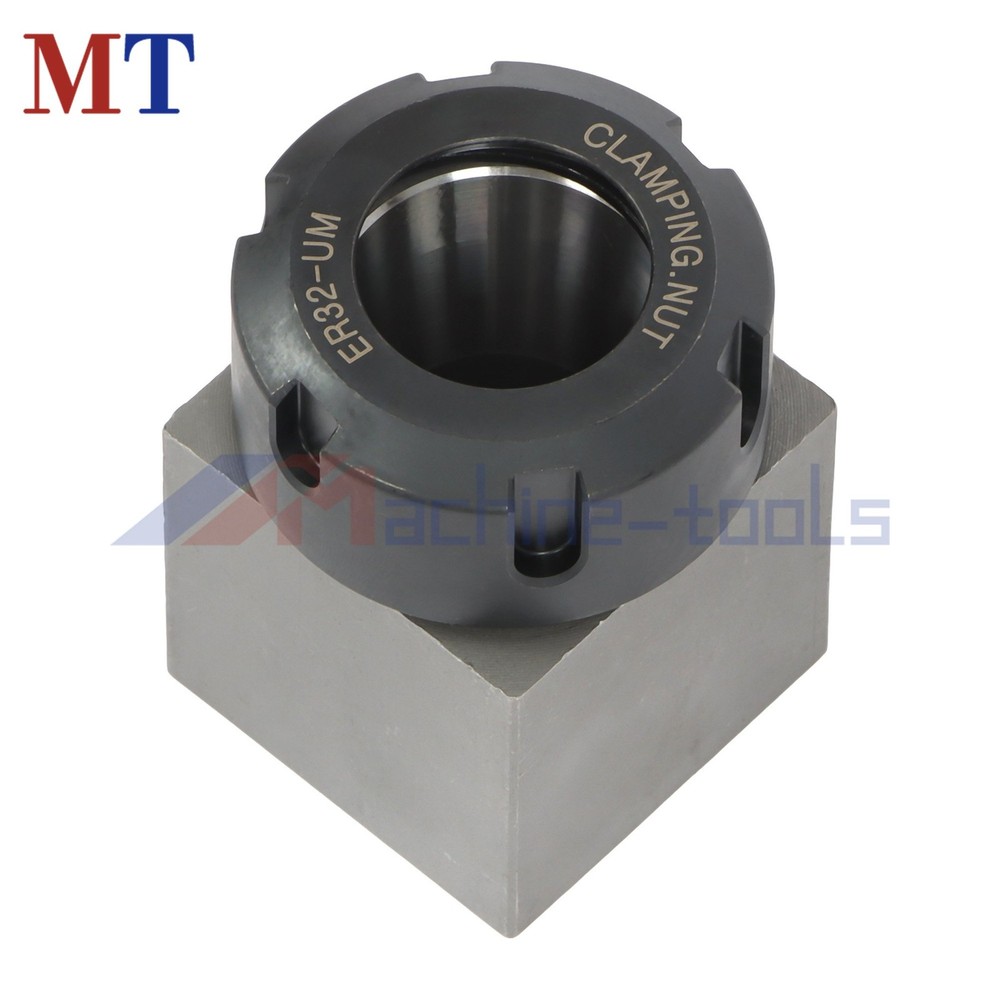 Collet Block Spring ER32 Hex & Square Chuck Holder Set For CNC Milling Machine