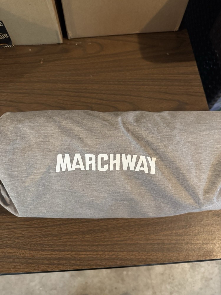 MARCHWAY Ultralight Folding Camping Cot Bed, Portable Compact form