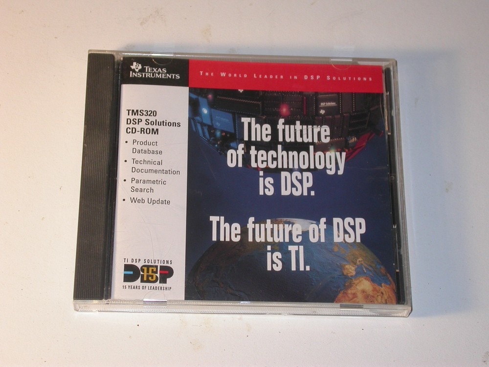TI TMS320 DSP Solutions CD-ROM Data Sheets and Application Notes