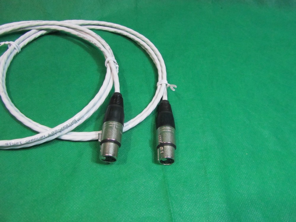 1.5' SILVER PLATED MIL-SPEC MIC BALANCED XLR INTERCONNECT FOR KRELL AMPLIFIERS.
