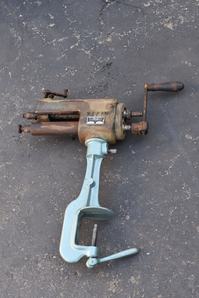 Pexto Roper Whitney 622 Combination Rotary Machine bead roller
