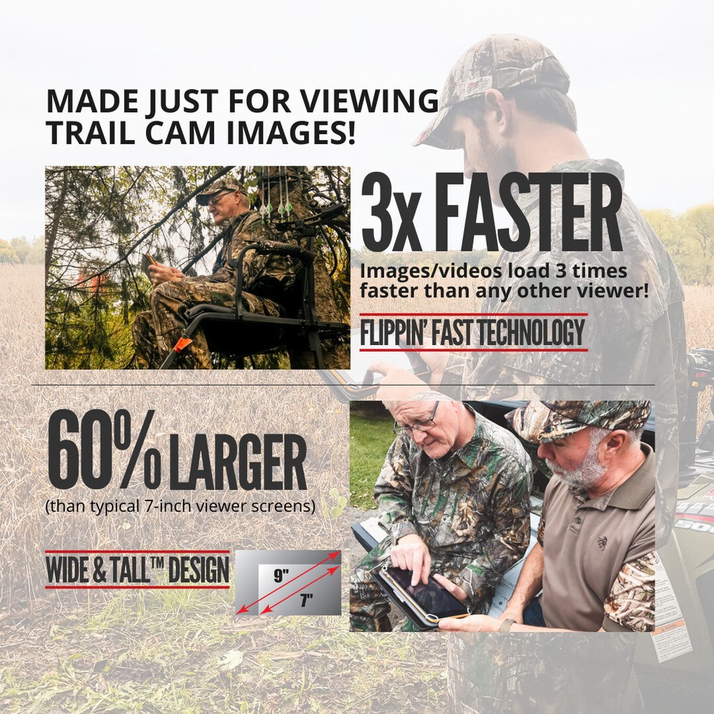 LOWDOWN 2 Trail Camera Image and Video Viewer with Shoulder Bag Bundle