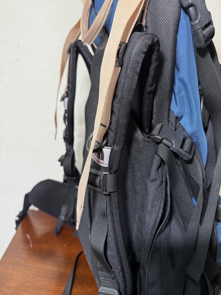 Northface Hiking Back Pack Stamina Internal Blue WOmens Frame Backpack W/M