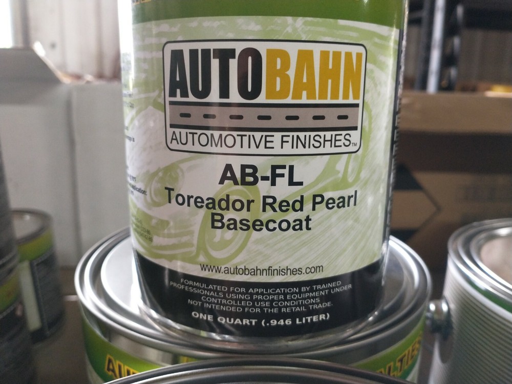 Ford FL Code Torreador Red Pearl Autobahn/High Teck Basecoat Quart
