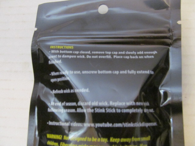 Stink Stick High Performance Scent Dispenser, Orange Cap