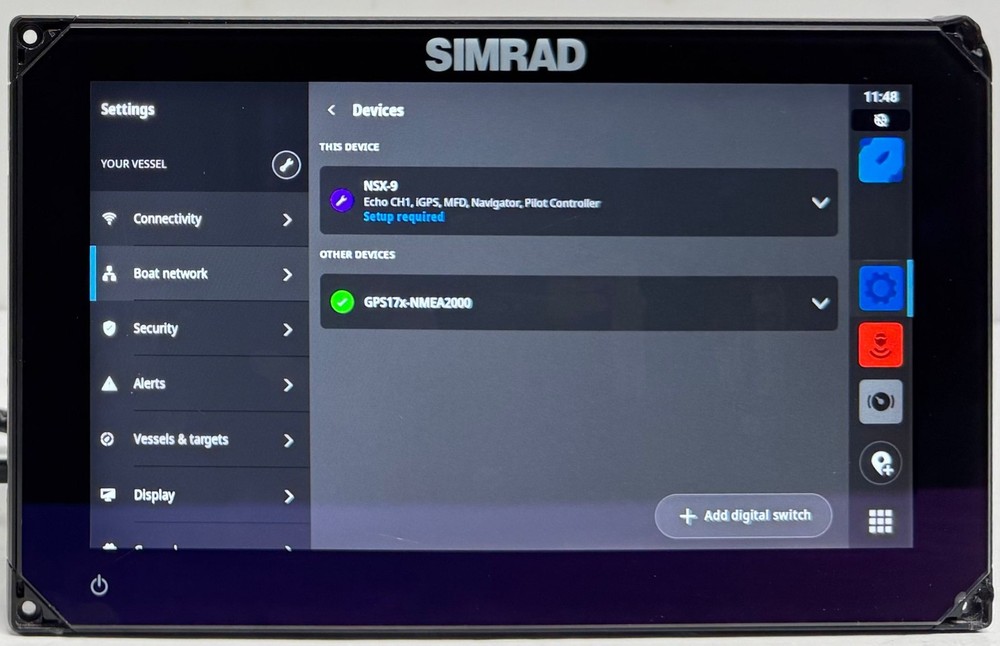 Simrad NSX 9 Chartplotter GPS | C-MAP MFD Display NXS 3009